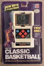 Vintage 2003 Mattel Classic Basketball Handheld Electronic Game 43572 - NIB picture