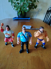 Hasbro WWF Roddy Rowdy Piper Big Boss Man  Hacksaw Jim Duggan Action Figure Lot picture