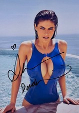 Alexandra Daddario Signed 8.5x11 Photo Baywatch Autograph COA picture