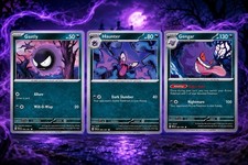 Gastly, Haunter, Gengar Set - Near Mint - Pokemon TCG picture