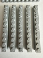 LOT  (20)  BRAND NEW LEGO 1x10 2x1x10 LIGHT GRAY Brick 4617860 Brick 3006 92538 picture