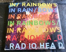 Radiohead In Rainbows CD, 2008 tbd records, Cardboard Sleeve PLUS Stickers picture