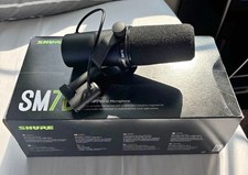 Shure SM7B Cardioid Dynamic Vocal Microphone - Complete in Box Excellent picture