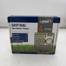Orbit Easy Dial 4 Station Sprinkler Control Timer Model 8964. A6 335 picture