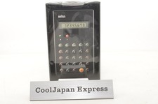 BRAUN Calculator BNE001BK Black w/ Case From Japan NEW picture