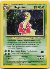 MEGANIUM 11/111 R NEO GENESIS POKEMON UNLIMITED HOLO  MP picture