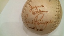 1950 AAGPBL Official  signed Grand Rapid Chicks picture