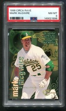 1996 Circa Rave Mark Mcgwire 95/150 PSA 8 NM-MT picture