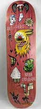 Anti-Hero Brian Anderson Skateboard Deck Art by John Herndon Pro Model 8.5 picture