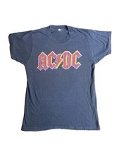 VINTAGE 1979 ACDC Highway To Hell Tour T-Shirt Band Rock Metal Tee USA XS woman picture