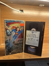 Superman IV (4) The Quest for Peace 1987 VINTAGE VHS Rare OOP Christopher Reeve picture