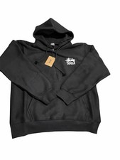 Stussy Chengdu Chapter Pullover Hoodie Black Logo Graphic Sweatshirt XL picture