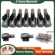 9X TRANSMISSION SOLENOID Fit 2014-2025 CHEVY GMC SILVERADO SIERRA 1500 8L45 8L90 picture
