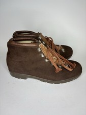Meindl Comfort Hiking Boots Brown Suede Germany Mens Size 40 US 6.5 Lace Up picture