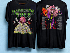 1989 Dangerous Toys Tour Cotton Black Full Size T Shirt For Men TR122 picture