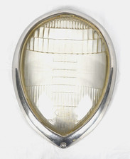 Original 1937 1938 1939 Ford Fluted Twolite Headlight Lens With Bezel 78 21 picture