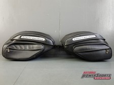 2002 - 2006 GENUINE HARLEY DAVIDSON VRSCA VRSCB V-ROD LEATHER SADDLEBAGS + MOUNT picture