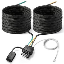 25 FT 4 Pin Trailer Wiring Harness，Waterproof Trailer Wiring Kit picture