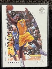 1999-00 SP AUTHENTIC SHAQUILLE O'NEAL LAKERS picture