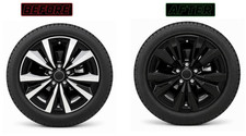 CHROME DELETE BLACKOUT OVERLAY VYNIL PPF FOR 2022-2025 HONDA CIVIC RIM WHEELS picture