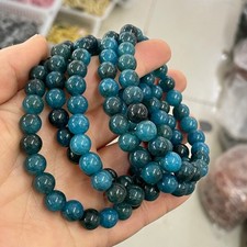 8mm 10pcs Natural Apatite Bracelet Healing Stretchy Healing Gemstone picture