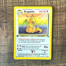 WotC Dragonite 4/62 Fossil Holo Rare Unlimited EN 1999 100 HP First Edition picture