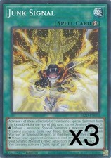 3X Yugioh Junk Signal BLZD-EN053 Common 1st Edition NM picture