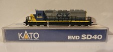N Scale Kato CSX EMD SD40 YN2 Light Future 8488 176-20T DC Split Frame Knuckles picture