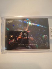 2017 Black Friday Panini Cracked Ice /25 Giannis Antetokounmpo Bucks/Heat 🔥 🔥 picture
