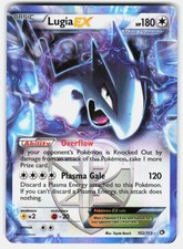 LUGIA EX (TEAM PLASMA) 102/113 HOLO ULTRA RARE LEGENDARY TREASURES POKEMON HP picture