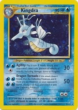 Pokémon TCG - Kingdra - 8/111 - Holo - Rare - Neo Genesis Unlimited [Light Play] picture