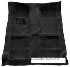 Black Carpet Molded Flooring for 1979-1982 GMC G2500 Van - Passenger Area picture