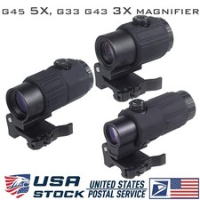 G45 5X  / G43 G33 3X Magnifier Quick Detach QD Sight Scope Hunting 20mm Rail picture