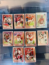 🔴⚪️🔴 2025 DONRUSS OPTIC KANSAS CITY CHIEFS COMPLETE BASE TEAM SET(10 CARD LOT) picture