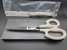 Cutco 2pc 77 Pearl White Shears  And 4720 Paring Knife  picture