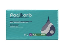 Padsorb Protective Underwear Extra Absorbency X-Large 20/Pack 4 Pack/Case picture