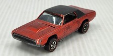 Vintage Hot Wheels Redline 1968 Red Custom T-Bird US - Dark Int. picture