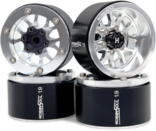 HOBBYSOUL 4Pcs 1.9 Beadlock Wheels -10.5Mm Negative Offset Rims 33Mm Wide for TR picture