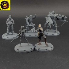 Dust Tactics German Characters - Manfred, Panzerprinz, Angela, Lara, & Sigrid... picture