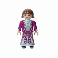 Playmobil 9485 Princess Child Figure Geobra w Magenta/White Long Dress  VTG 1998 picture