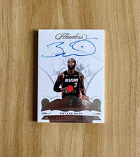 2017-18 Panini Flawless Dwyane Wade Auto /25 Heat #FA-DWD picture