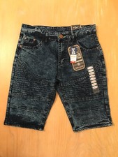 New Brooklyn's Best Mens Short Stretch Med Blue 5 Pocket Size 32 picture