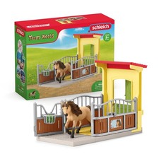 Schleich Farm World Horse Stall Set with Iceland Pony Stallion - 42609 picture