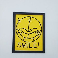 Rusty cat art smile Pop Art PRINT Original Art by NYC graffiti artist PUKE picture