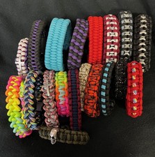 NEW Handmade 550 Cord Bracelets SURVIVAL, EDC BRACELETS Variety, Colors, Sizes picture