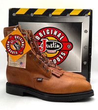 Justin Boots COPPER CAPRICE Men's NEW Western Style Work Boot Brown Multi Sizes picture