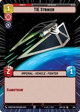 2026 Star Wars: Unlimited ASH TIE Striker (Hyperspace) (#405, Common, Near Mint) picture
