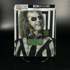 Beetlejuice Beetlejuice (4K UHD+Blu-ray) STEELBOOK Glow In The Dark *NEW/SEALED* picture