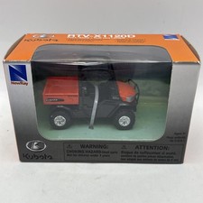 NEW RAY SEALED Kubota RTV-X1120D Pull-Back 2019 UTILITY VEHICLE UTV FARM EQUIPTM picture