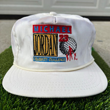 Vintage Michael jordan celebrity challenge golf rope Strapback hat adjustable picture
